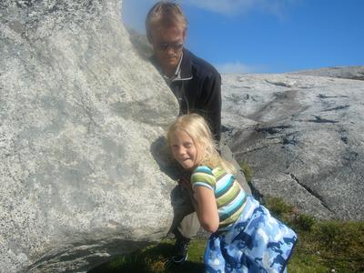 Ruggestein - artig fenomen på øya Bolga